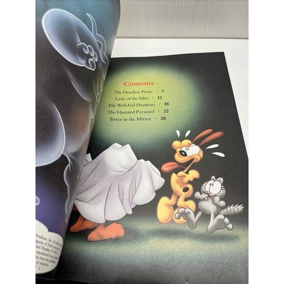 Vintage 1992 Garfield's Ghost Stories created by Jim Davis Mark Acey & Jim Kraft - Picture 8 of 9